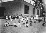 De bewaarschool aan de Jutfaseweg 1915